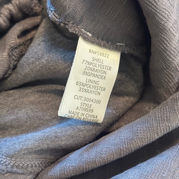 NWT sz XS Max Studio pullover sweatshirt pockets grid material pattern pocket - Picture 7 of 7